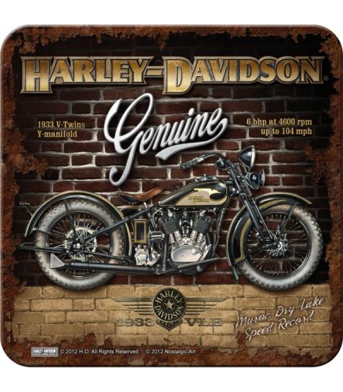 Металлическая подставка Nostalgic-Art "Harley-Davidson Genuine" (46104)